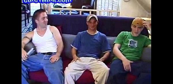  Three Handsome Jocks Wanking